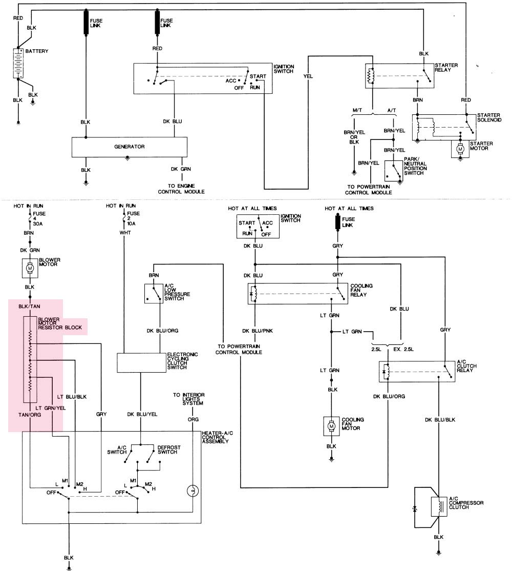 1993 Dakota Wiring Diagram / 1991 Dodge Dakota 5 2l Wiring Diagram